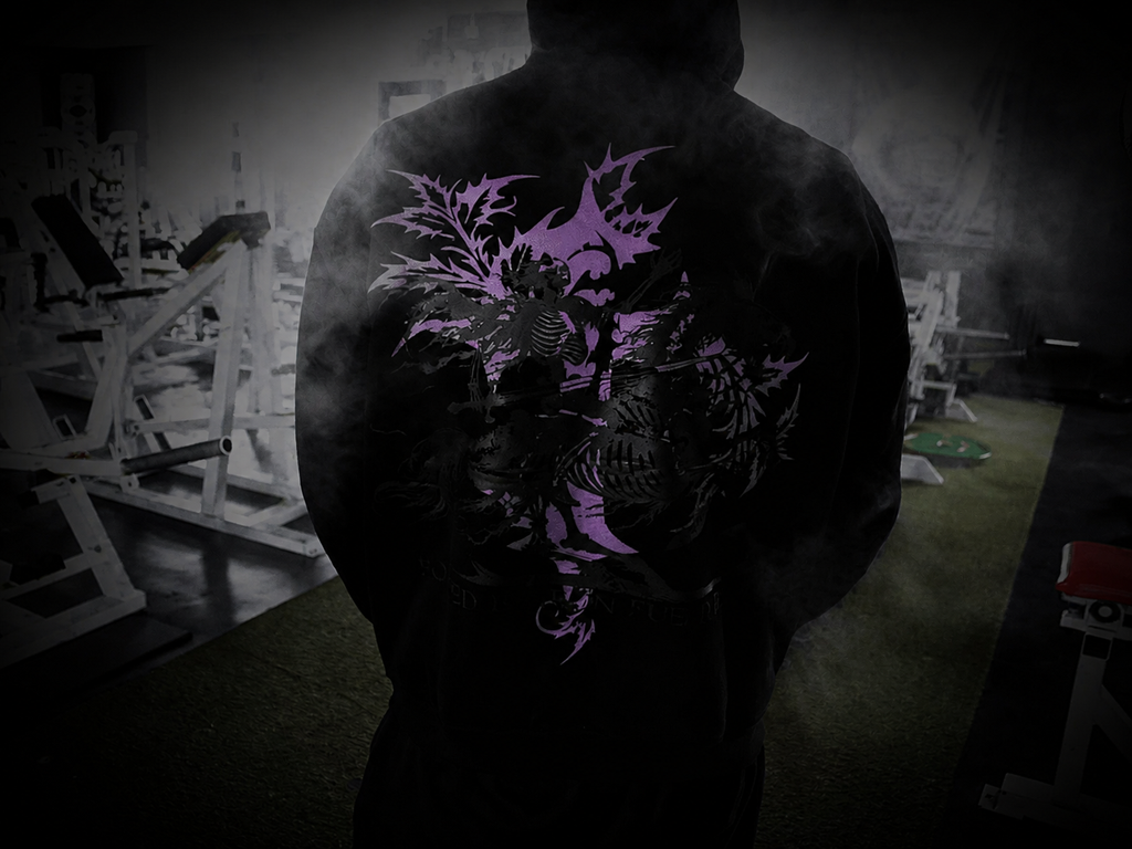 Nightrider Oversized Luxury Hoodie Purple