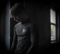 Phantom Dusk Long Sleeve Quarter Zip Compression Blue. - PRODEN 