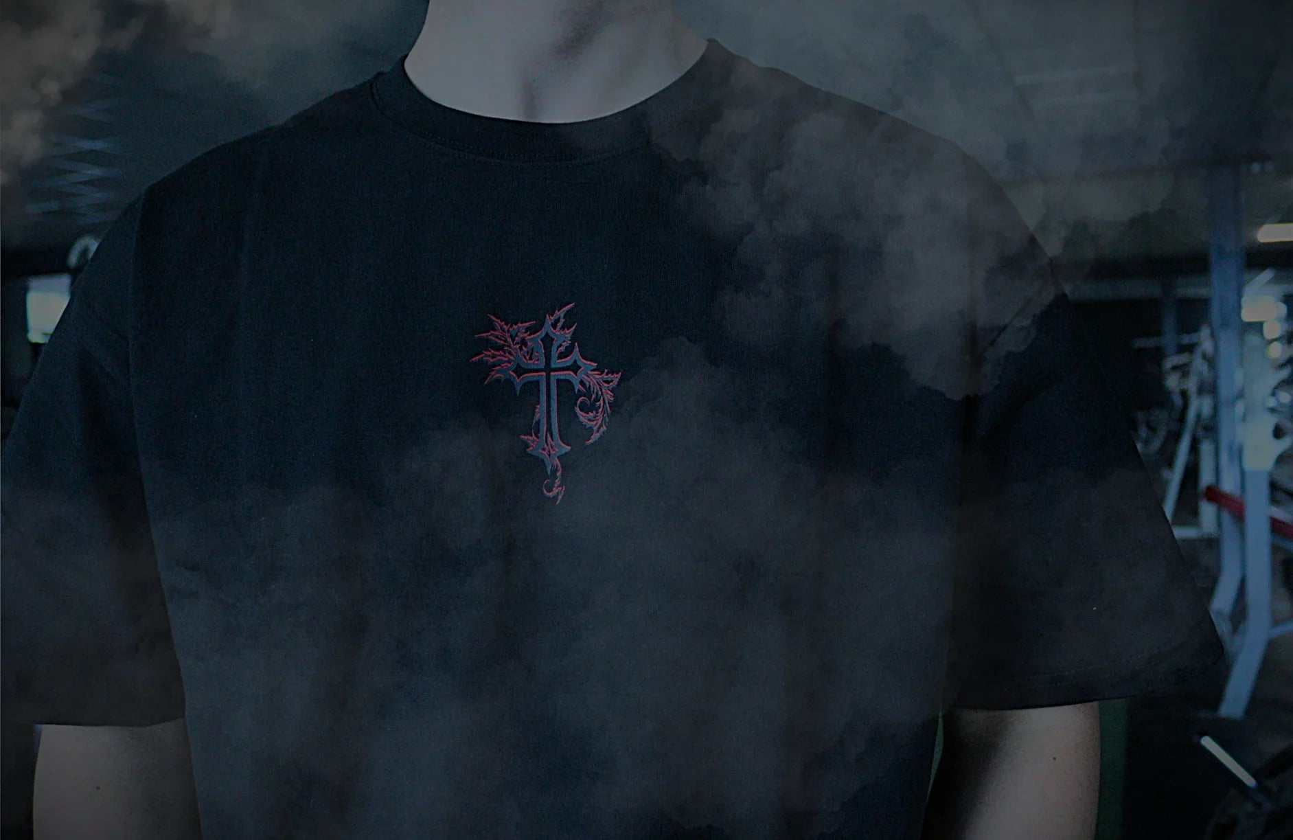 Skullzvoid Oversized Tee Red - PRODEN 