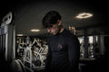 Phantom Dusk Long Sleeve Quarter Zip Compression Dark Red